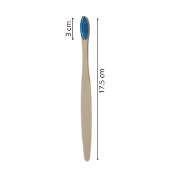 Spazzolino biodegradabile blu