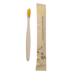 Spazzolino biodegradabile giallo