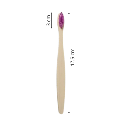 Spazzolino biodegradabile viola